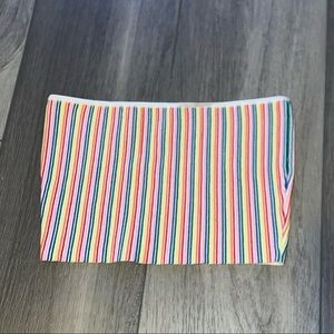 Rainbow Striped Tube Top